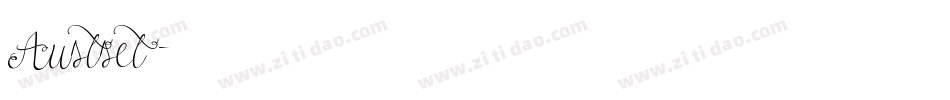 Austset字体转换