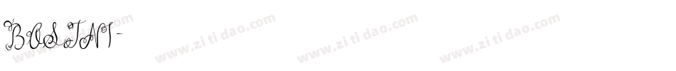 BOSTNI字体转换