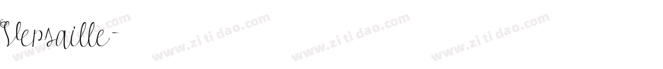 Versaille字体转换