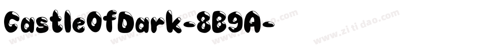 CastleOfDark-8B9A字体转换