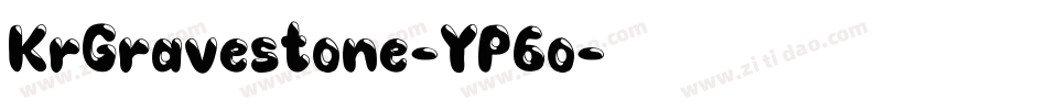 KrGravestone-YP6o字体转换