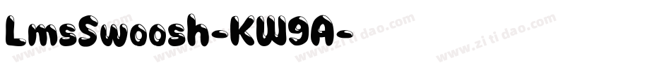 LmsSwoosh-KW9A字体转换