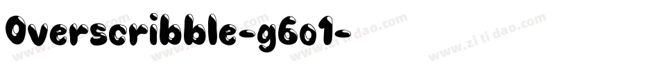 Overscribble-g6o1字体转换