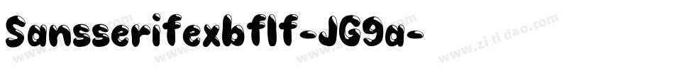 Sansserifexbflf-JG9a字体转换