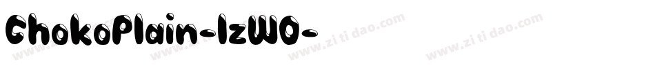 ChokoPlain-lzW0字体转换