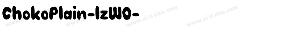 ChokoPlain-lzW0字体转换