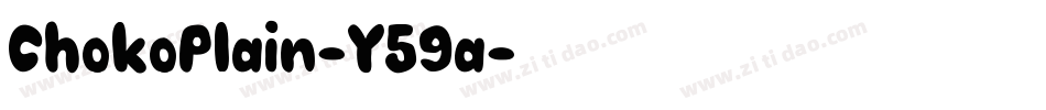 ChokoPlain-Y59a字体转换