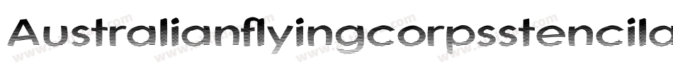 Australianflyingcorpsstencila-o1yd字体转换