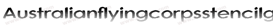 Australianflyingcorpsstencilg-OOd6字体转换