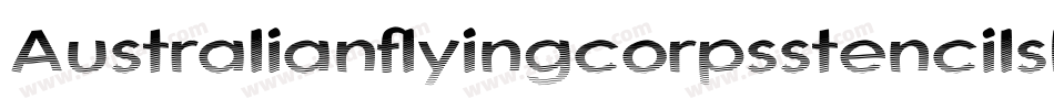 Australianflyingcorpsstencilsb-DGnD字体转换