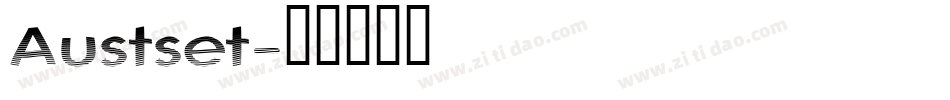 Austset字体转换