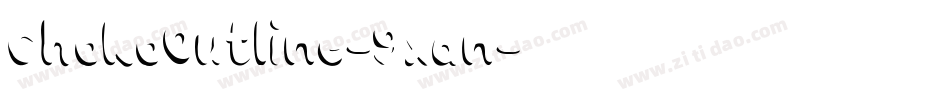ChokoOutline-9xan字体转换