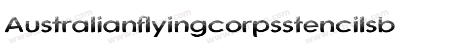 Australianflyingcorpsstencilsb-DGnD字体转换