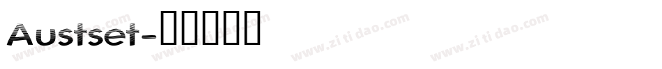 Austset字体转换