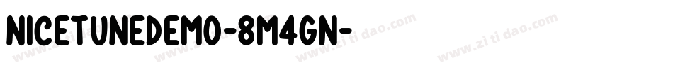 NiceTuneDemo-8M4Gn字体转换