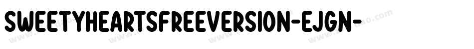 SweetyheartsFreeversion-EjGn字体转换