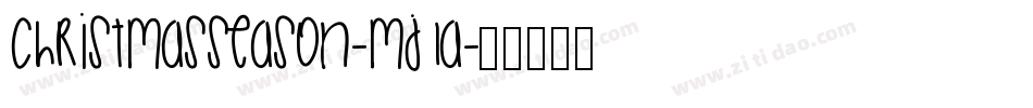 Christmasseason-mJ1a字体转换