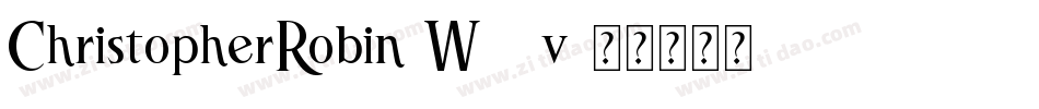 ChristopherRobin-W78v字体转换