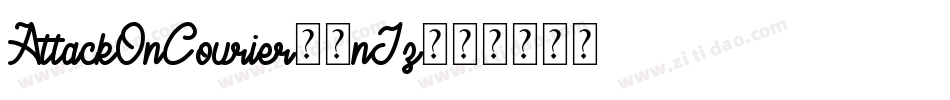 AttackOnCourier-5nJz字体转换