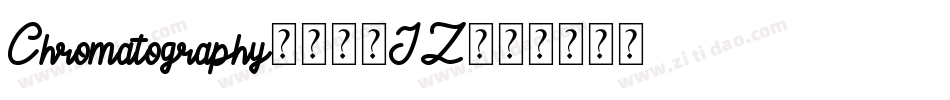 Chromatography-518JZ字体转换