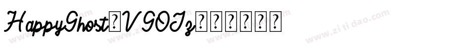 HappyGhost-VGOJz字体转换 HappyGhost-VGOJz字体转换