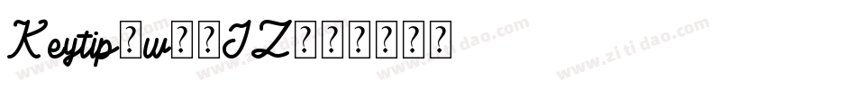 Keytip-w13JZ字体转换