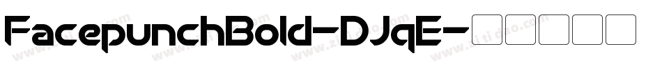 FacepunchBold-DJqE字体转换