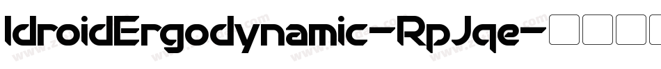 IdroidErgodynamic-RpJqe字体转换