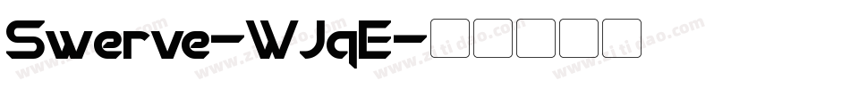 Swerve-WJqE字体转换