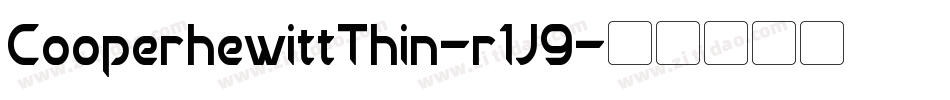 CooperhewittThin-r1J9字体转换