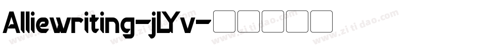 Alliewriting-jLYv字体转换