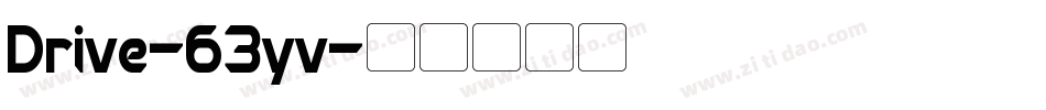 Drive-63yv字体转换
