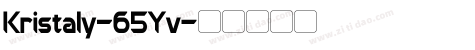 Kristaly-65Yv字体转换