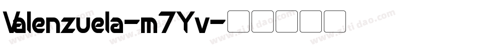 Valenzuela-m7Yv字体转换