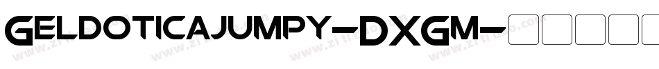 Geldoticajumpy-DXGm字体转换