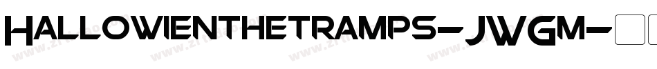 Hallowienthetramps-JWGm字体转换