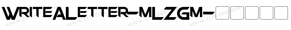 WriteALetter-mLZGm字体转换