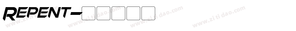 Repent字体转换