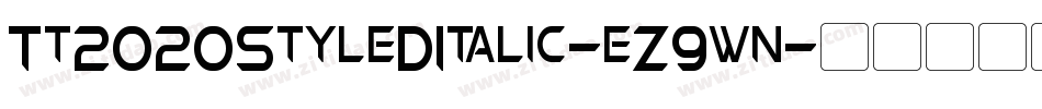 Tt2020StyleDItalic-eZ9wn字体转换