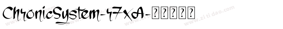ChronicSystem-r7xA字体转换
