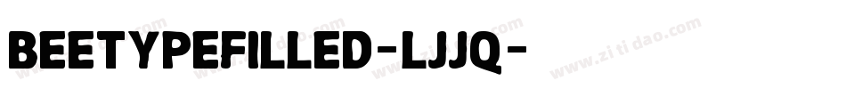 BeetypeFilled-ljJq字体转换