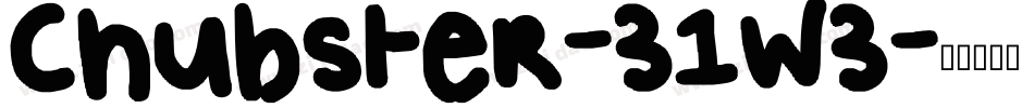 Chubster-31w3字体转换