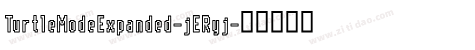 TurtleModeExpanded-jERyj字体转换