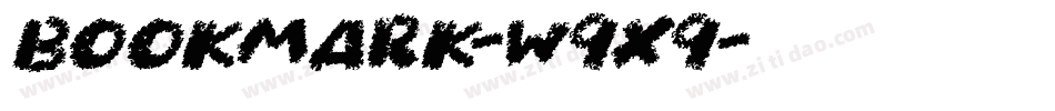 Bookmark-W9x9字体转换 Bookmark-W9x9字体转换