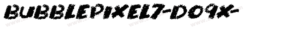 BubblePixel7-do9x字体转换