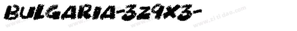 Bulgaria-3z9X3字体转换