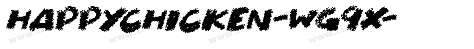 Happychicken-wG9x字体转换