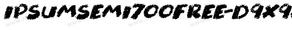 IpsumSemi700Free-d9x9X字体转换