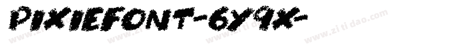Pixiefont-6Y9x字体转换