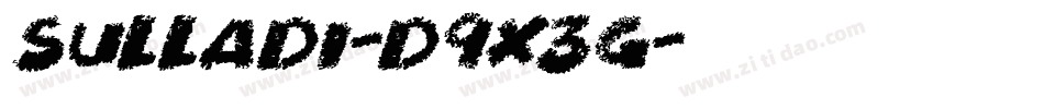 Sulladi-d9x3g字体转换 Sulladi-d9x3g字体转换